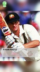 Steve Waugh took 42 innings to score his first test 100 #euphoriacricket