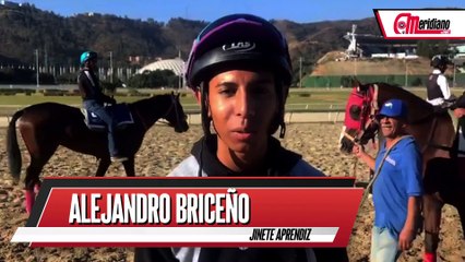 ¡Alejandro Briceño es una de las nuevas caras del óvalo de Coche que viene del hipódromo de Valencia!