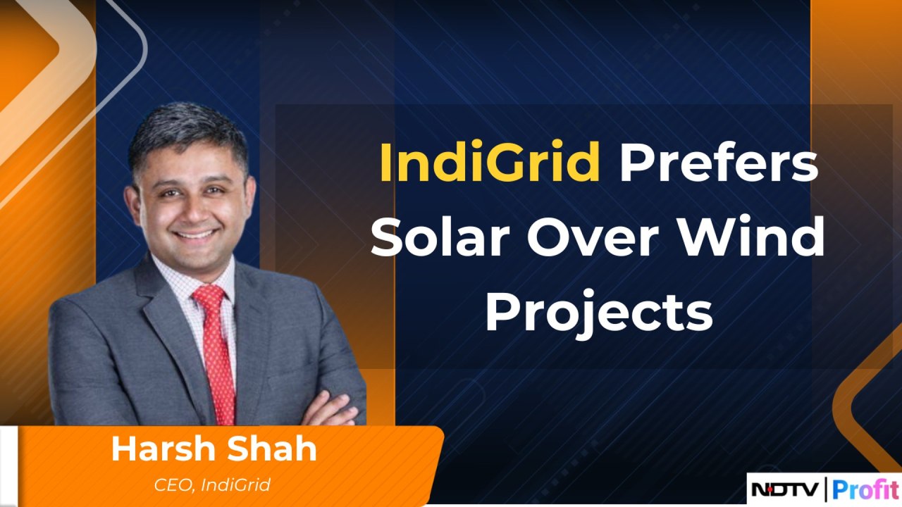 Why IndiGrid Has No Plans To Include Wind Projects In Its Portfolio | NDTV Profit