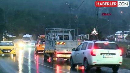 İstanbul'un yüksek kesimlerinde kar yağışı başladı