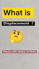 What is displacement_displacement in short_Physics in short_displacement in one minute #physics #dmshort