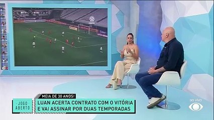 Ronaldo Giovaneli e Livia Nepomuceno deseja boa sorte a Luan, de chegada no Vitória-BA