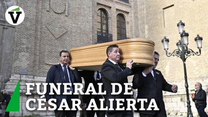 La política, la empresa y el deporte despiden en Zaragoza al expresidente de Telefónica, César Alierta