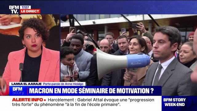 Lamia El Aaraje, porte-parole d'Anne Hidalgo: Les Français ne sont pas dupes: leur quotidien, ce ne sont pas les coups de com' de Gabriel Attal