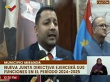 Juramentan nueva junta directiva del Consejo Legislativo en el estado Falcón por periodo 2024-2025
