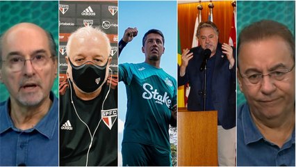 “É uma FONTE PRECIOSA! A verdadeira INFORMAÇÃO…” Flavio Prado DEFENDE jornalista ATACADO pelo SPFC!