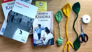 Crochet Idée cadeau à faire en 15 mn  feuille marque-pages كروشيه ورقة سهلة فاصل كتاب