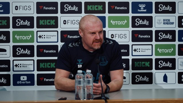 Dyche previews Everton - Villa as they search for transfers and loans