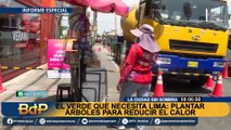 Lima, la ciudad sin sombra bajo el intenso verano