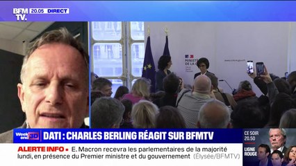 L'acteur Charles Berling dit avoir été "surpris" de la nomination de Rachida Dati au ministère de la Culture, mais espère désormais "de la stabilité politique"