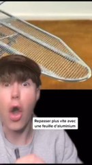 Une astuce pour repasser le linge plus vite