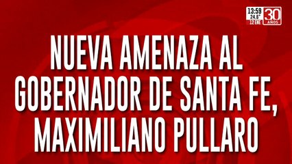 Nuevas amenazas contra Maximiliano Pullaro en Rosario