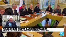 Informe desde París: Gabriel Attal se reúne con el nuevo Consejo de Ministros francés