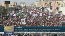 teleSUR Noticias 15:30 12-01: Ciudadanos se movilizan en Yemen contra los ataques de Occidente