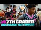 #1 7TH GRADE POINT GUARD Jamal McKnight NASTY HANDLES at MSHTV Camp!! TOUGH Young DMV Hooper