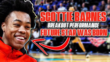 The Game Scouts KNEW Scottie Barnes Was An NBA Star!!