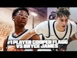 Bryce James vs #1 Player Cooper Flagg!! EYBL Battle Gets Decided In The LAST POSSESSION