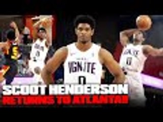 Scoot Henderson RETURNS To Atlanta!! GLeague Ignite vs Skyhawks