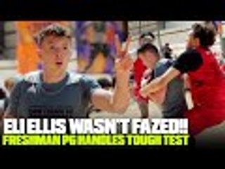 THEY TRIED TO RATTLE ELI ELLIS!! Freshman PG Was UNFAZED & LEADS Team to a Win at Adidas 3SSB