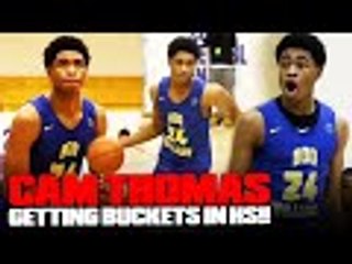 Cam Thomas GETTING BUCKETS in 10th Grade!! | BEST Young Scorer in the NBA?