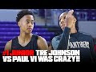 #1 JUNIOR Tre Johnson vs PAUL VI Was Crazy at City of Palms!!