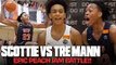 SCOTTIE BARNES vs TRE MANN Epic Peach Jam Battle!! | NBA's Future SUPERSTARS Battle in EYBL