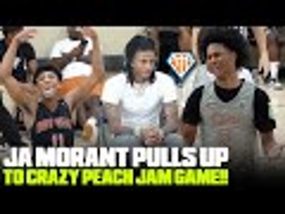 Ja Morant & Russ PULL UP TO PEACH JAM to Watch #1 PLAYER IN THE COUNTRY!! | CP3 vs Indy Heat