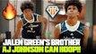 Jalen Green's BROTHER AJ Johnson Has TONS OF POTENTIAL!! Adidas 3SSB Highlights
