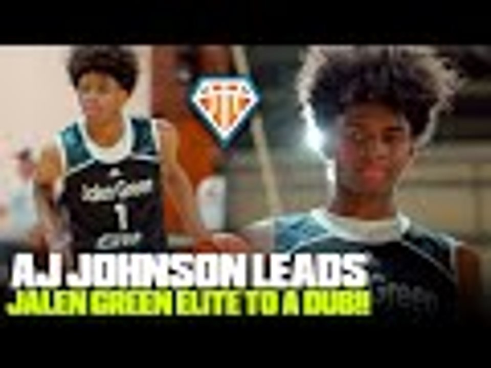 AJ Johnson LEADS Jalen Green Elite to a BIG WIN...