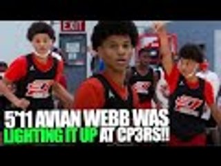 5'11 Avian Webb Was LIGHTING IT UP At CP3 Rising Stars!! | PG From Kansas Has CRAZY DEEP RANGE