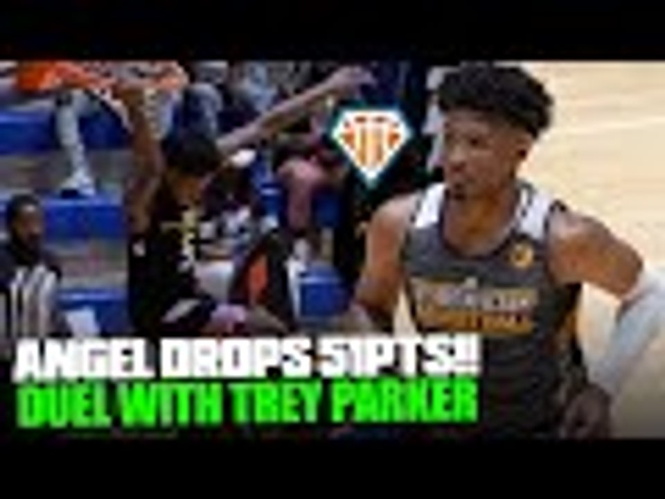 Angel DROPS 51 POINTS In Battle with Trey Parker!! | Vertical Academy vs Life Christian