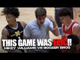 Mikey Williams vs Boozer Bros CRAZY OVERTIME GAME!! A Freshman Was BEST PROSPECT On The Floor?!