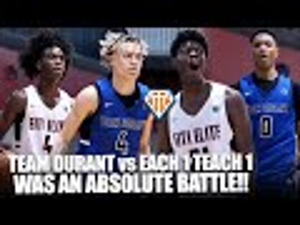 Kevin Durant's EYBL Team GOES TO BATTLE With TALENTED E1T1 Squad In Championship!! INTENSE GAME