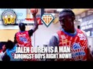 JALEN DUREN IS A MAN AMONGST BOYS RIGHT NOW!! | #1 Center in the Country Was a BULLY at Pangos