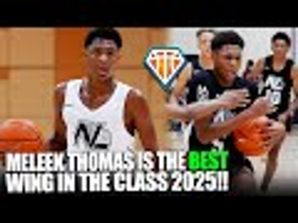 Meleek Thomas Is The BEST WING IN THE CLASS OF 2025!! | Pitt Prospect  DOMINATED 8th Grade Finale