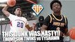 Amen Thompson NASTY POSTER in Miami!! | Thompson Twins vs Tayshawn Bridges at Fantastic 40