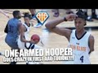 One Armed Hooper GOES CRAZY IN FIRST AAU TOURNEY!! Hansel Enmanuel Is NOT JUST HYPE, HE'S LEGIT