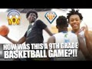 HOW WAS THIS A 9TH GRADE BASKETBALL GAME?! | Young Scottie Barnes & Nightrydas WERE SCARY