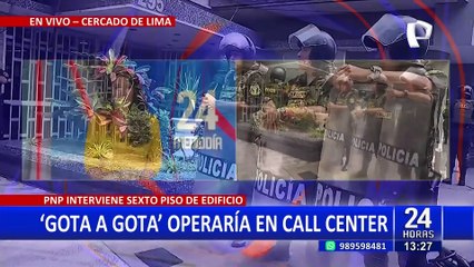 Cercado de Lima: intervienen falso call center donde operaba banda del ‘Gota a Gota’