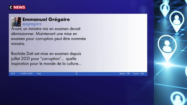 Les Parisiens surpris par la nomination de Rachida Dati au ministère de la Culture