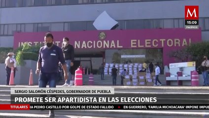 Sergio Salomón Céspedes afirma que apoyará a Morena de forma personal en las próximas elecciones