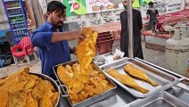 Famous Balochi Fried Fish & Grilled Fish at Khan Quetta - Karachi Street Food Spicy Masala Fish Fry