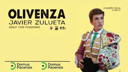 Presentación del debut con picadores de Javier Zulueta en Sevilla