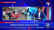 Cusco: izan bandera para conmemorar muerte de comunero durante protestas del 2023