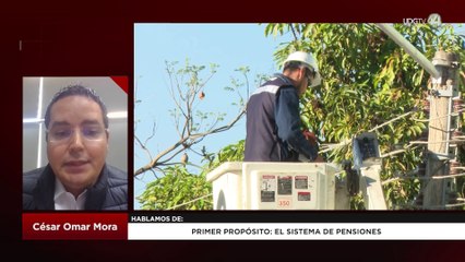 Primer propósito: el sistema de pensiones. César Omar Mora