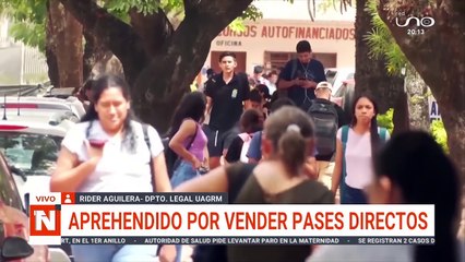aprehendido por vender pases directos