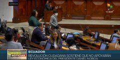 Ecuador: Pdte. Daniel Noboa plantea aumentar impuesto para costear “conflicto armado interno”