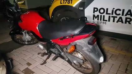 Mulher é presa no Sanga Funda com moto furtada