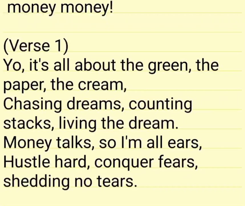 money money,rap song