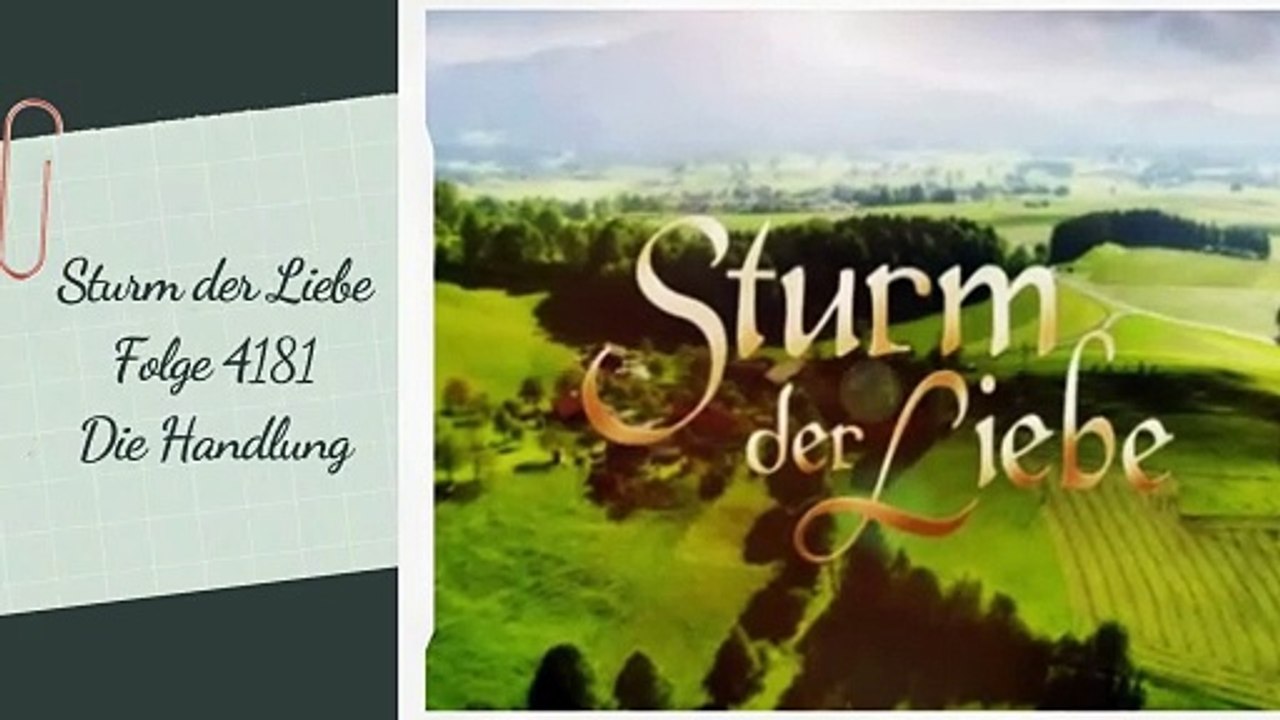 Sturm der Liebe Folge 4181 Versöhnung - Die Handlung